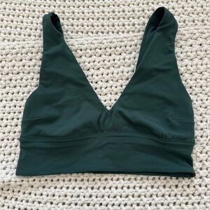 Lululemon Athletica Dark Green Sports Bra